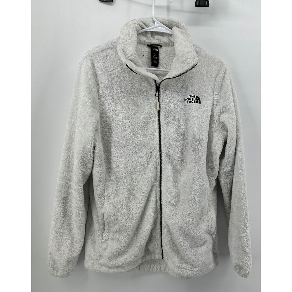 The North Face Womens Osito Fleece Jacket Grey Full Zip NF0A3XBD Large